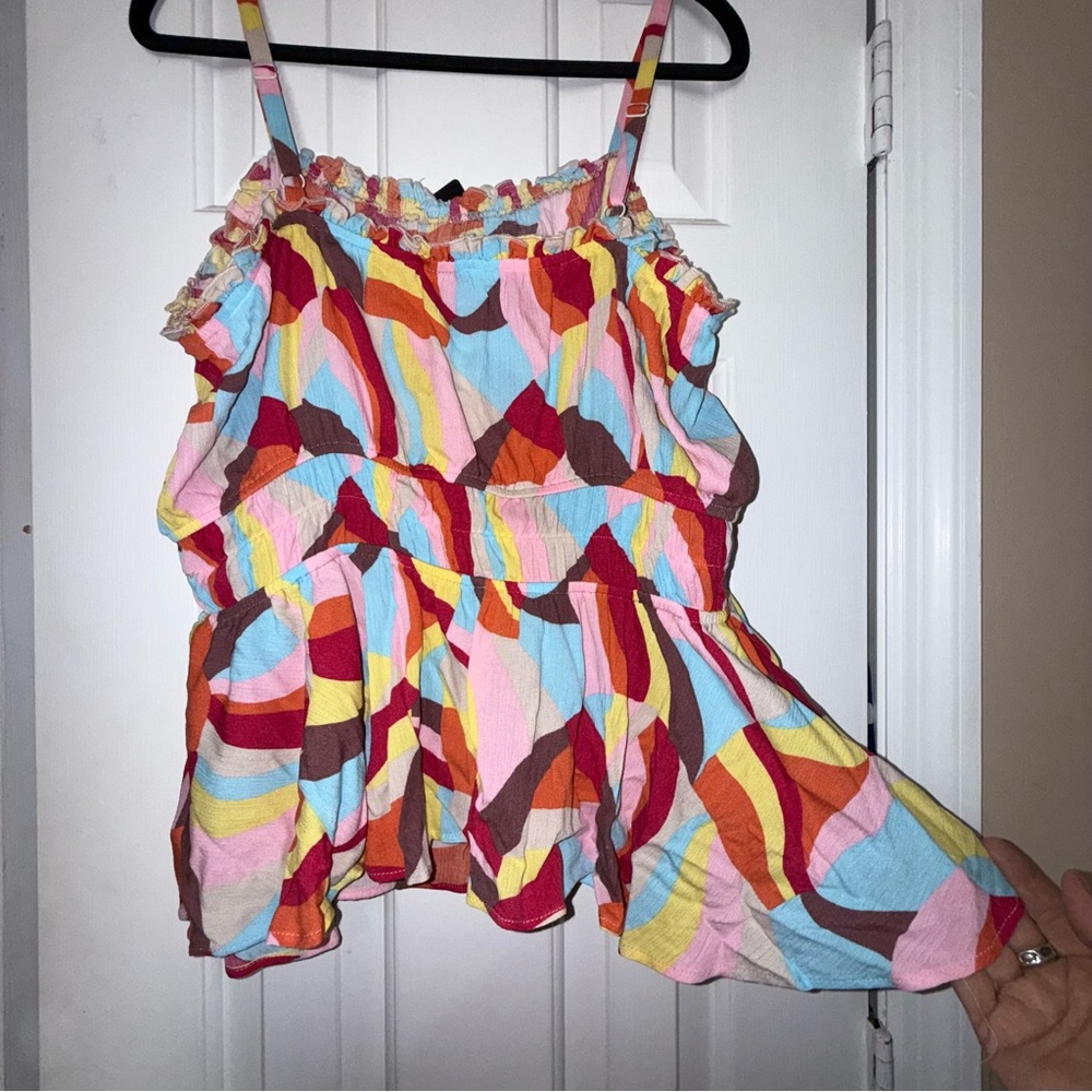 Torrid Multicolor Strappy Tank